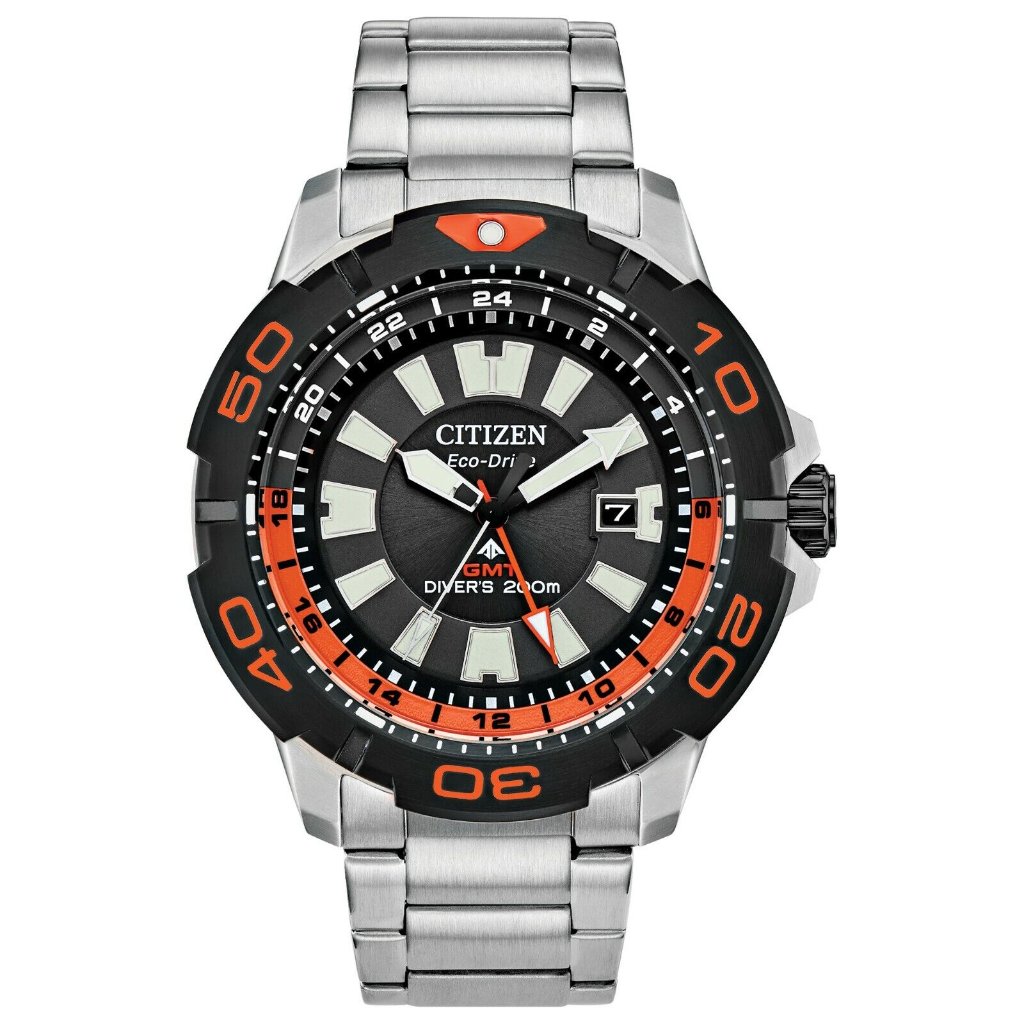 Citizen Promaster Gmt Silver Watch